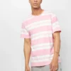 Camiseta com logotipo Wordmark Tamanhos asiáticos “Rosa”