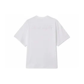 Camiseta com patch de tênis Tamanhos asiáticos “Branco” Camiseta com patch de tênis Tamanhos asiáticos “Branco”