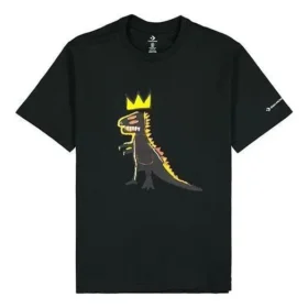 Camiseta Converse x Basquiat Pez Dispenser Tamanhos asiáticos “Preto” Camiseta Converse x Basquiat Pez Dispenser Tamanhos asiáticos “Preto”