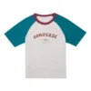 Camiseta de beisebol com logotipo Tamanhos asiáticos “Branco Azul”