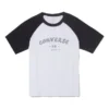 Camiseta de beisebol com logotipo Tamanhos asiáticos “Branco Preto”