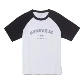Camiseta de beisebol com logotipo Tamanhos asiáticos “Branco Preto” Camiseta de beisebol com logotipo Tamanhos asiáticos “Branco Preto”