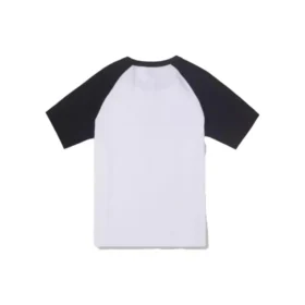 Camiseta de beisebol com logotipo Tamanhos asiáticos “Branco Preto” Camiseta de beisebol com logotipo Tamanhos asiáticos “Branco Preto”
