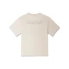 Camiseta de corte largo com patch de tênis Go-To Tamanhos asiáticos “Beige”