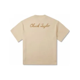 Camiseta de corte largo com patch de tênis Go-To Tamanhos asiáticos “Open Sesame” Camiseta de corte largo com patch de tênis Go-To Tamanhos asiáticos “Open Sesame”