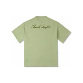 Camiseta de corte largo com patch de tênis Go-To Tamanhos asiáticos “Vitality Green” Camiseta de corte largo com patch de tênis Go-To Tamanhos asiáticos “Vitality Green”