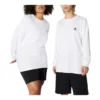 Camiseta de manga comprida com estrela bordada e padrão em ziguezague Tamanhos asiáticos “Branco”