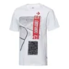 Camiseta de manga curta com estampa ERX Tamanhos asiáticos “Branco”