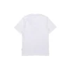 Camiseta de manga curta com slogan e logótipo para homem Branca