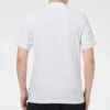 Camiseta de manga curta com slogan e logótipo para homem Branca