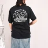 Camiseta de manga curta Earth Moon Sun Tamanhos asiáticos “Preto”