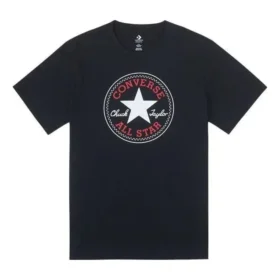 Camiseta Go-To Chuck Taylor All Star Patch Standard Fit Tamanhos Ásia “Preto”