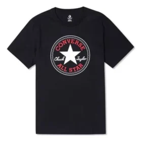 Camiseta Go-To Chuck Taylor Classic Patch Standard Fit Tamanhos asiáticos “Preto”