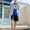 Camiseta Go-To Chuck Taylor Patch Standard Fit Tamanhos asiáticos “Azul”