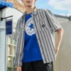Camiseta Go-To Chuck Taylor Patch Standard Fit Tamanhos asiáticos “Azul”