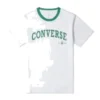 Camiseta Retro Chuck Arch Tamanhos asiáticos “Branco Verde”