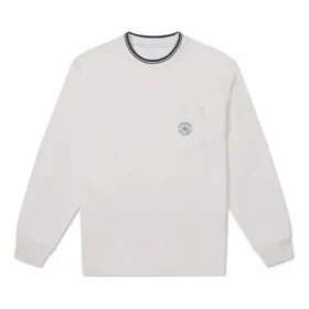 Camiseta Retro Chuck de manga comprida com bolso em tecido slub – Tamanhos asiáticos “Branco” Camiseta Retro Chuck de manga comprida com bolso em tecido slub – Tamanhos asiáticos “Branco”