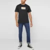 Camiseta Reverse Box Tamanhos asiáticos “Preto”