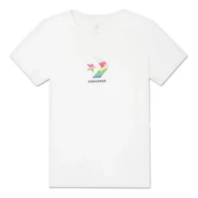 Camiseta Sun Fill Star Chevron Classic Tamanhos asiáticos “Branco”
