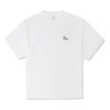 Camiseta Tea Tee de corte largo Tamanhos asiáticos “Branco”