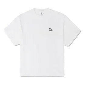 Camiseta Tea Tee de corte largo Tamanhos asiáticos “Branco”