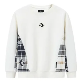 Camisola Casual de Gola Alta Tamanhos Asiáticos “Branco Preto”