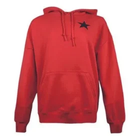 Camisola com capuz e cordão Logo Knit Vermelha