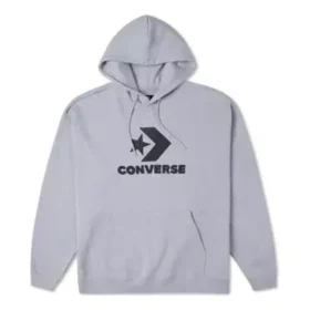 Camisola com capuz e corte largo Go-To Star Chevron Tamanhos asiáticos “Cinza”