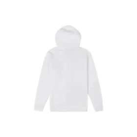 Camisola com capuz e padrão Chevron bordado Tamanhos asiáticos “Branco”