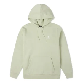 Camisola com capuz e padrão Chevron bordado Tamanhos asiáticos “Verde”
