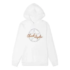 Camisola com capuz e patch Chuck desconstruída Tamanhos asiáticos “Branco”