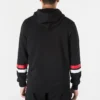 Camisola com capuz e texto universitário Tamanhos asiáticos “Black”