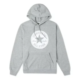 Camisola com capuz em malha felpuda com patch Go-To Chuck Taylor Tamanhos asiáticos “Cinza”