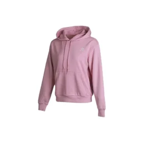 Camisola com capuz Letter Basical Rosa