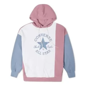 Camisola com capuz oversized em blocos de cor Tamanhos asiáticos “Pink Aura Multi”