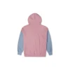 Camisola com capuz oversized em blocos de cor Tamanhos asiáticos “Pink Aura Multi”