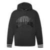 Camisola com capuz Twisted Varsity Tamanhos asiáticos “Preto”