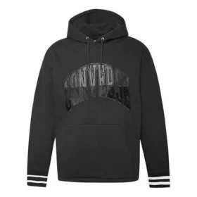 Camisola com capuz Twisted Varsity Tamanhos asiáticos “Preto”