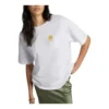Camisola com Estampado Floral Oversized Tamanhos Asiáticos “Branco”