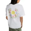 Camisola com Estampado Floral Oversized Tamanhos Asiáticos “Branco”