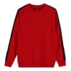 Camisola com gola redonda e fita de treino Tamanhos asiáticos “Vermelho”