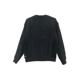 Camisola com gola redonda Star Tamanhos asiáticos “Preto”
