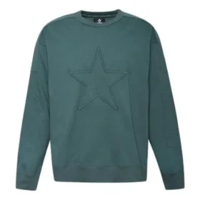 Camisola com logótipo de estrela Tamanhos asiáticos “Verde”