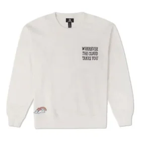 Camisola com logótipo e gola redonda Tamanhos asiáticos “Branco” Camisola com logótipo e gola redonda Tamanhos asiáticos “Branco”