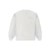 Camisola com patchwork de ganga Tamanhos asiáticos “Branco”