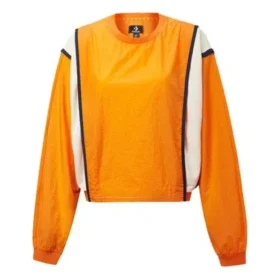 Camisola de gola redonda com costuras em cores contrastantes da série Capsule, cor laranja Camisola de gola redonda com costuras em cores contrastantes da série Capsule, cor laranja