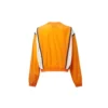 Camisola de gola redonda com costuras em cores contrastantes da série Capsule, cor laranja