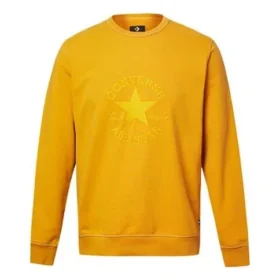 Camisola de gola redonda com logótipo Converse para homem, amarela Camisola de gola redonda com logótipo Converse para homem, amarela