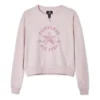 Camisola de gola redonda com patch Chuck Taylor Tamanhos Ásia “Rosa”