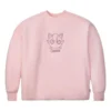 Camisola de gola redonda em sherpa Converse x Pokémon Jigglypuff Tamanhos asiáticos “Rosa”